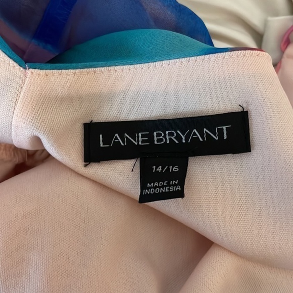 Multicolored floor length Lane Bryant dress‎ - Picture 4 of 4